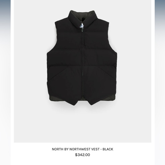 North By Northwest Nylon Puffer Vest - Picture 1 of 8